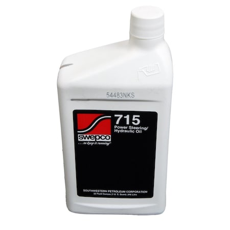 Solid Shelving 1 qt. Swepco 715 Power Steering Fluid  Power-Assisted Steering and Hydraulic Systems SO3646190
